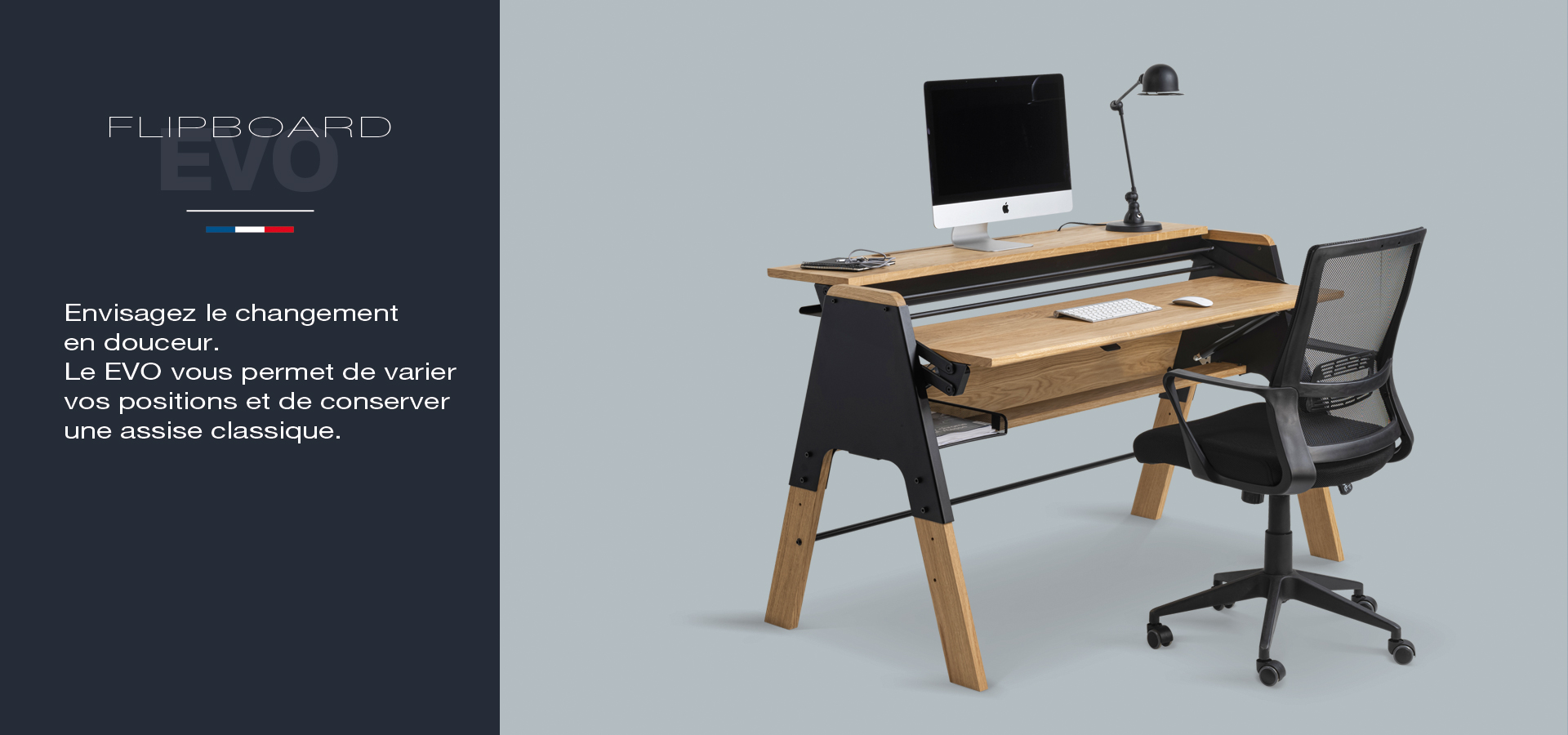 bureau ergonomique ajustable