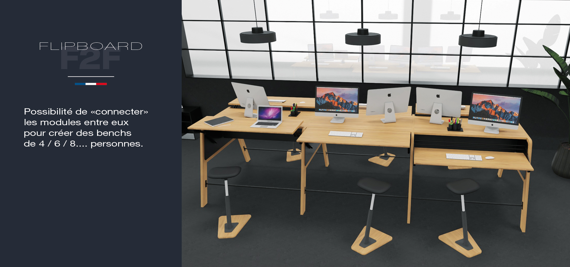 Bench assis debout - réglable en hauteur