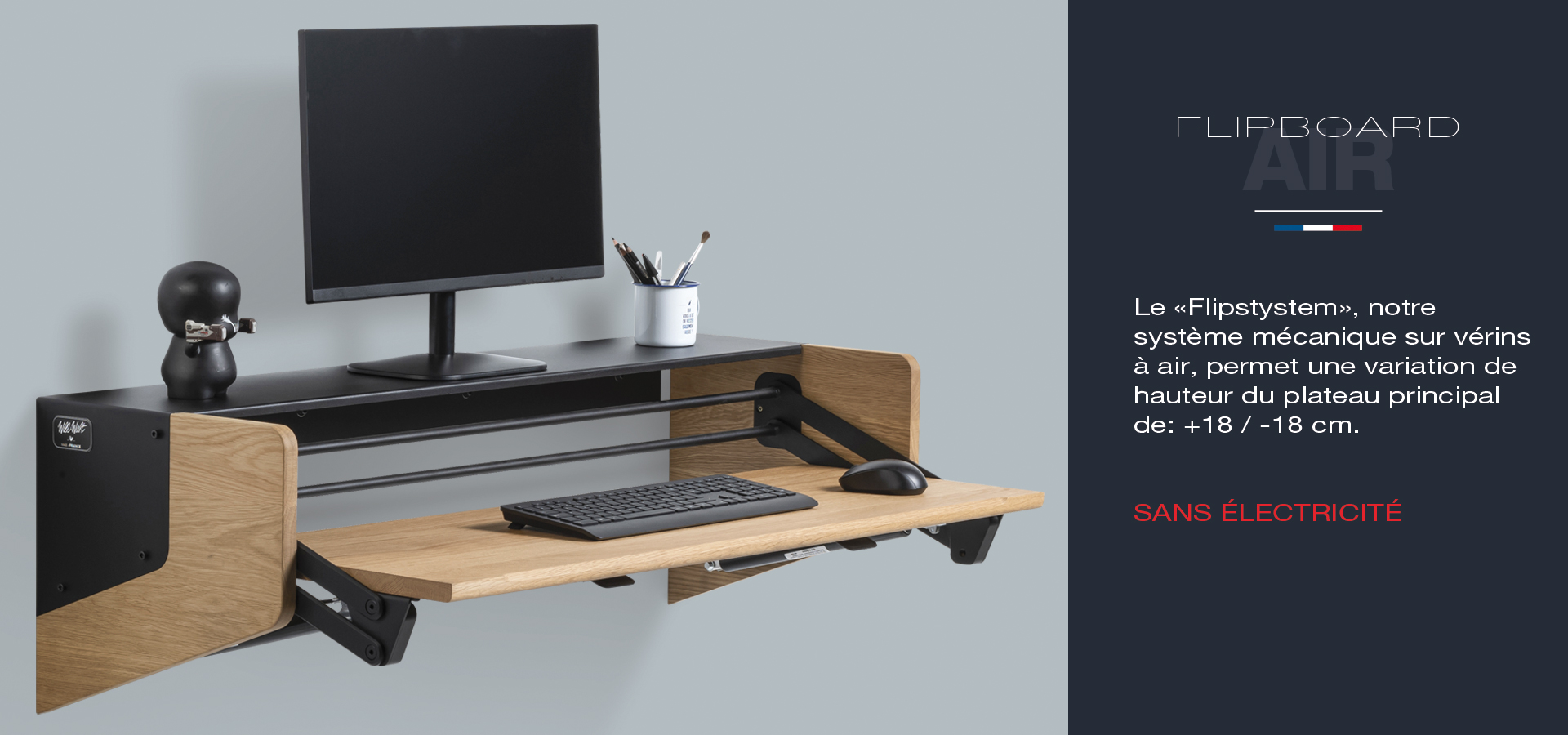 Bureau debout mural