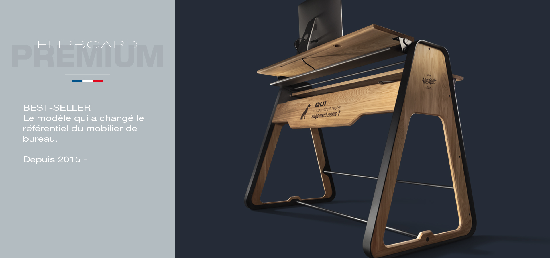 bureau assis debout design