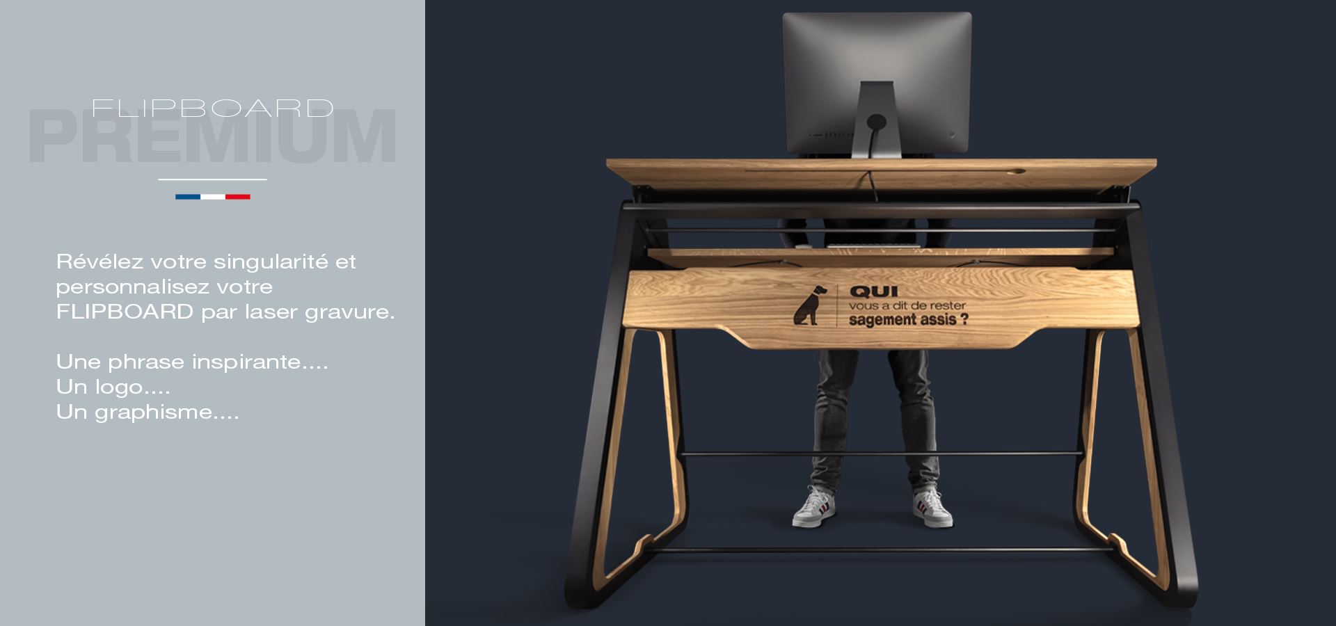 bureau assis debout design