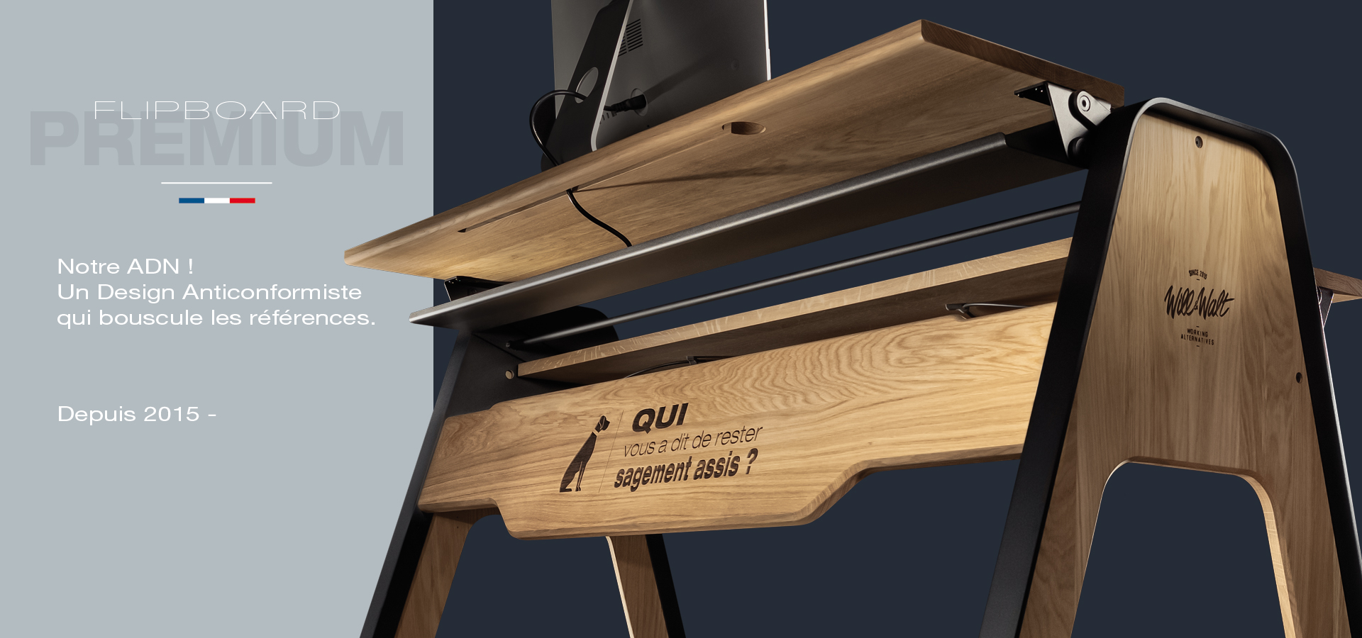 bureau assis debout design