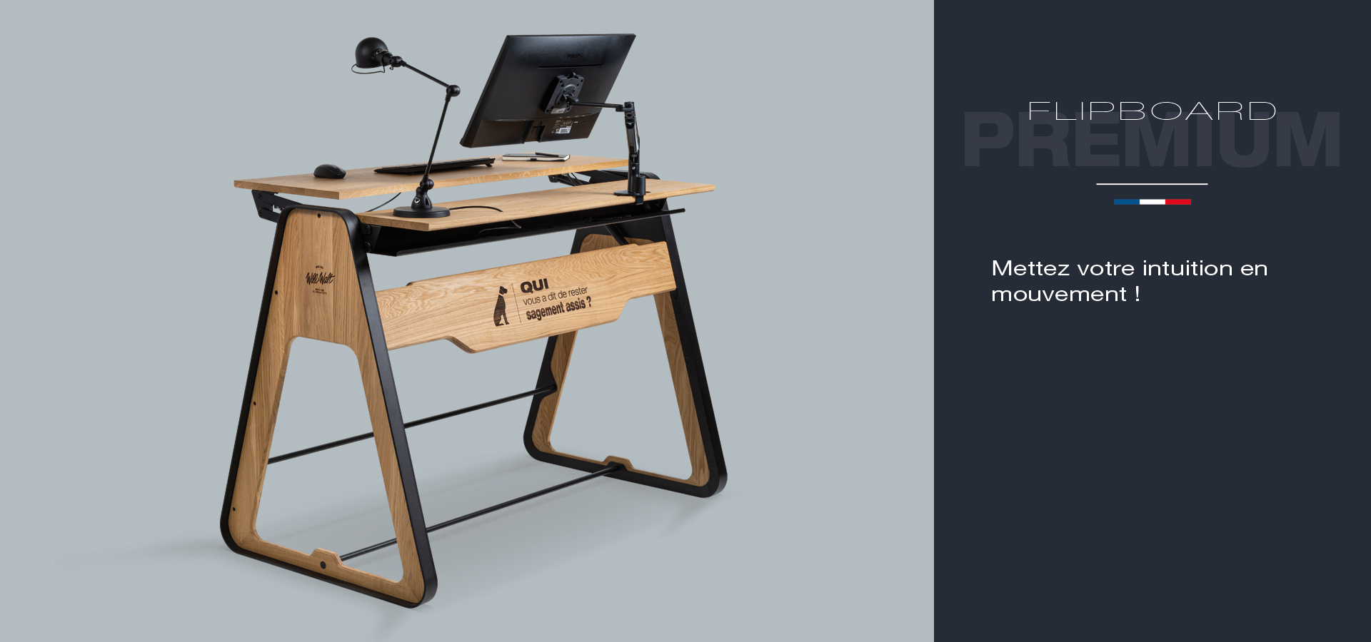 bureau assis debout design