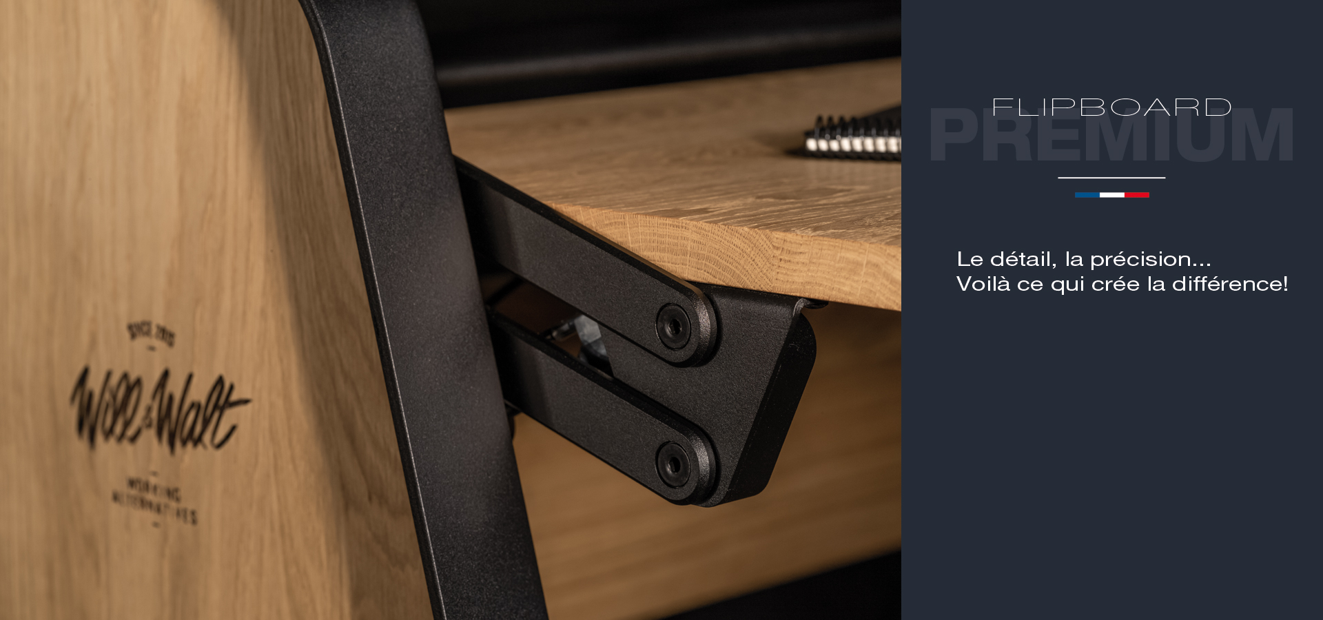 bureau design bois et métal